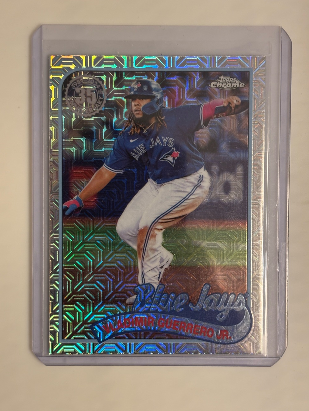 Vladimir Guerrero Jr. 2023 Topps Chrome 1988 35th Anniversary Refractor Blue Jay